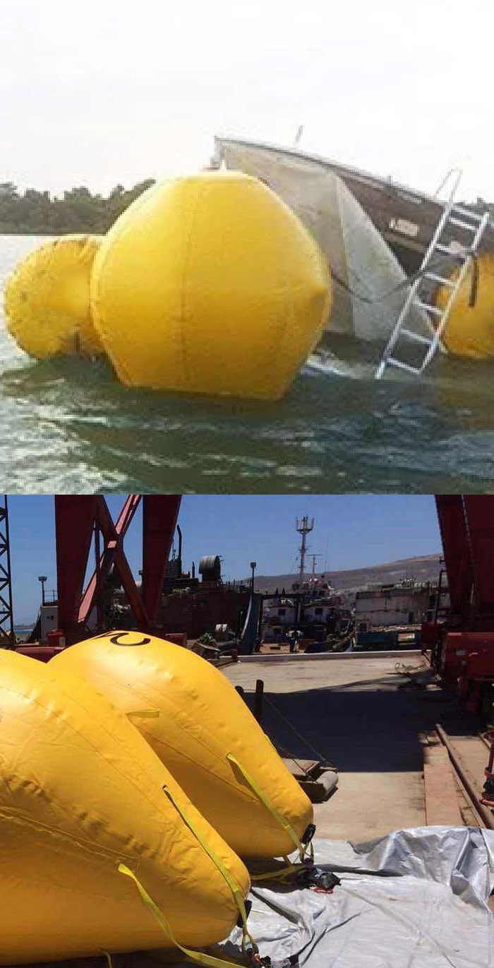Marine Salvage Flotation Air Lifting Buoyancy Bag For Heavy Equipment Lift