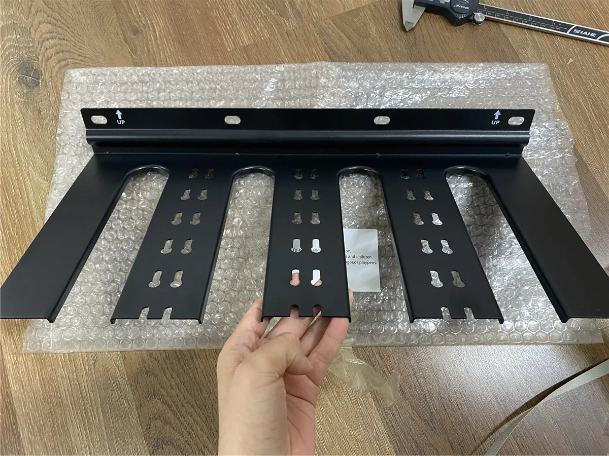 2 Layers Power Tool Storage Rack for Earphone Wire and Wall Mount Tool Organizer