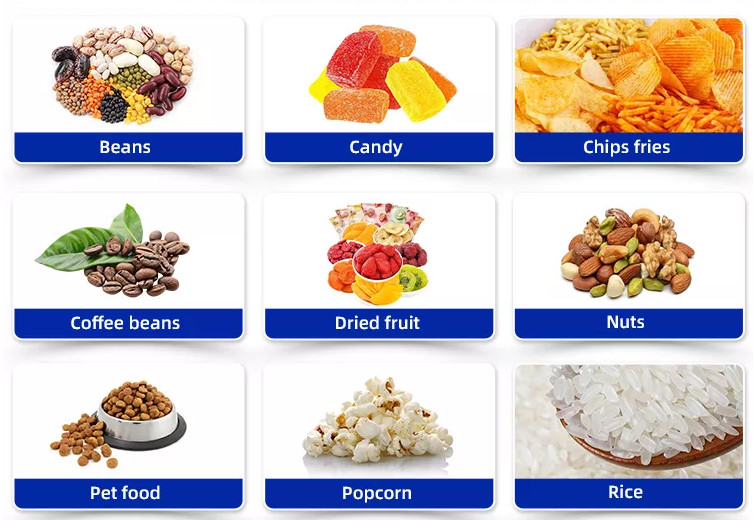 Nitrogen Filling Pouch Packing Machine For Banana Chips