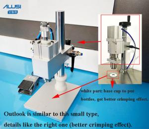 Quality SUS304 Bottle Capping Machine , 20mm 22mm Vial Crimping Machine wholesale