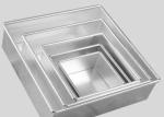 Square Live Removable Bottom Cake Pan / SGS Aluminium Baking Moulds