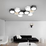 Simple Modern Living Room Lights Minimalist Bedroom Dining Room honeycomb LED