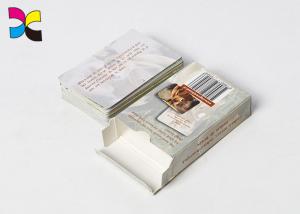 Quality Art Paper Round Corner Personalized Printable Cards , CMYK Color Custom Printed Holiday Cards wholesale