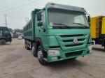 Tire 12.00r20 ECE Certified Sinotruk HOWO 8 times 4 Secondhand Dump Truck Green