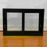 Windproof Aluminum Sliding Windows With Powder Coated Frame Insect Screen