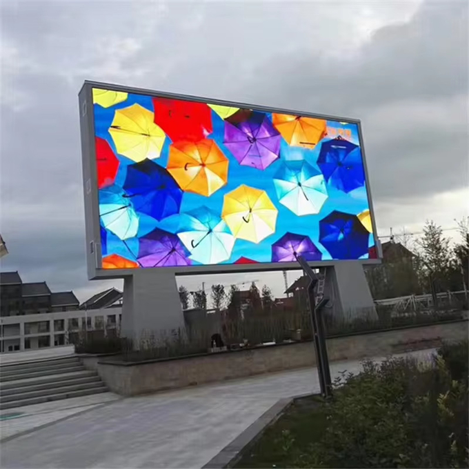 Full Color Outdoor LED Video Advertising Display Board with Wifi 3840Hz Refresh Rate
