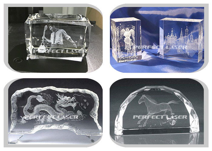 High Precise Laser Engraving Machines For Acrylic / Crystal / Glass