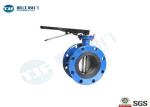 Double Flanged Wafer Butterfly Valve NBR Lined Ductile Iron Made JIS F7480