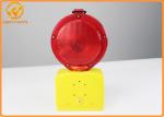Red / Yellow LED Blinking Dry Battery Traffic Warning Lights For Police