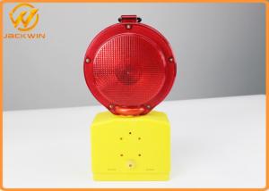 Quality Red / Yellow LED Blinking Dry Battery Traffic Warning Lights For Police Equiprment wholesale