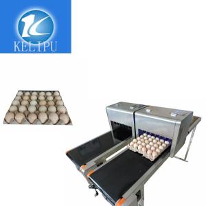 Quality Intelligent Safe Egg Stamping Equipment , Graphic Logo Making Machine For Eggs wholesale