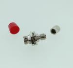 SMA to FC Fiber Optic Adapters Female To Female Simplex , SMA-FC Metal Hybrid