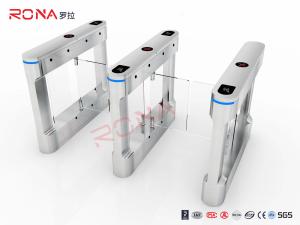 Quality RFID Card Reader Fingerprint Stainless Steel Turnstiles Secure Turn Style Gate wholesale