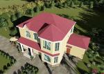 ALC Panel Recyclable Green Prefab Homes Customizable Light Gauge Steel Prefab