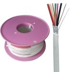 Al/Foil 6x0.22mm2 Shielded Stranded CCA Conductor LSF Insulation and Jacket CPR