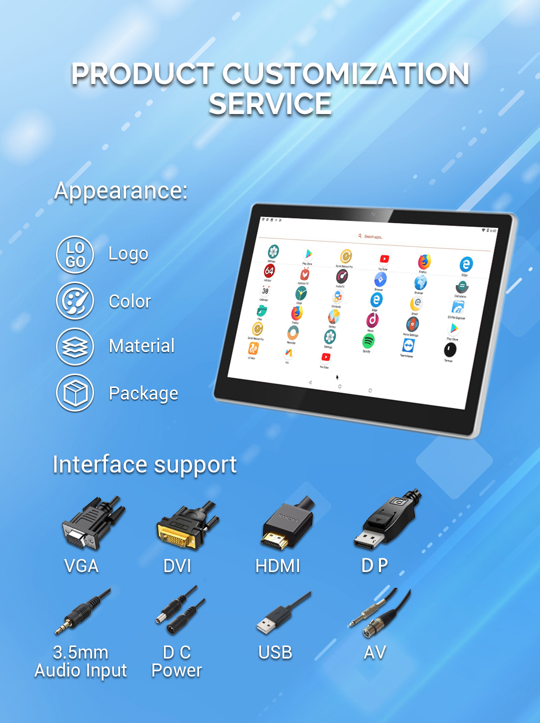 7 Inch Capacitive Industrial Panel PC Industrial PC All In One With SSD WiFi
