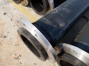 Quality Customizable UHMWPE Dredging Pipe Pressure Rating Up To 150 Psi With Bolts Accessories wholesale