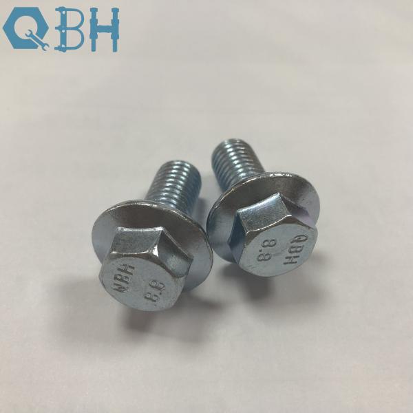 Cheap DIN 6921 Serrate CL8.8 Stainless Steel Flange Bolts Metric for sale