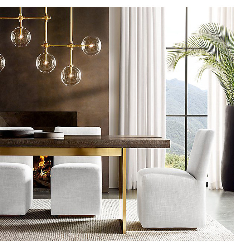 Postmodern LED Chandelier Living Room Black Gold Hanging Light Fixture Nordic Glass ball Pendant Lamp(WH-GP-34)
