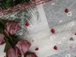 100 Yards Red Heart Party Sequin Embroidered Fabric