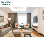 Solid Wood Full Sets Walnut Bedroom Furniture