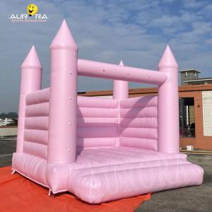 Quality Pink Inflatable Wedding Bouncy Castle PVC Tarpaulin Jumping Castle Bounce House wholesale
