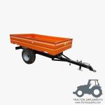 3T2W 2wheel Dump Trailer 3000kgs; Farm Transport Tipping Trailer; Hydraulic Dump