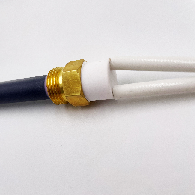 3/8'' Threaded Connection Ceramic Igniters High Strength Heat Resistant For Pellet Stove