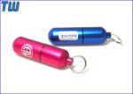IP65 Waterproof Full Metal 8GB Pen Drives Memory Disk Pill Free Key Ring