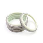 Excavator Hydraulic Cylinder Dust Seal Dkbi Iron Pu White Color