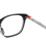 Vintage Metal Core Acetate Frame Glasses Unisex Clear Len Optical Eyewear