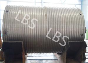 Quality High Strength Steel Integral Type Wire Rope Winch Drum For Crane Winch wholesale