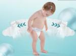 Big elastic waistband disposable baby diaper