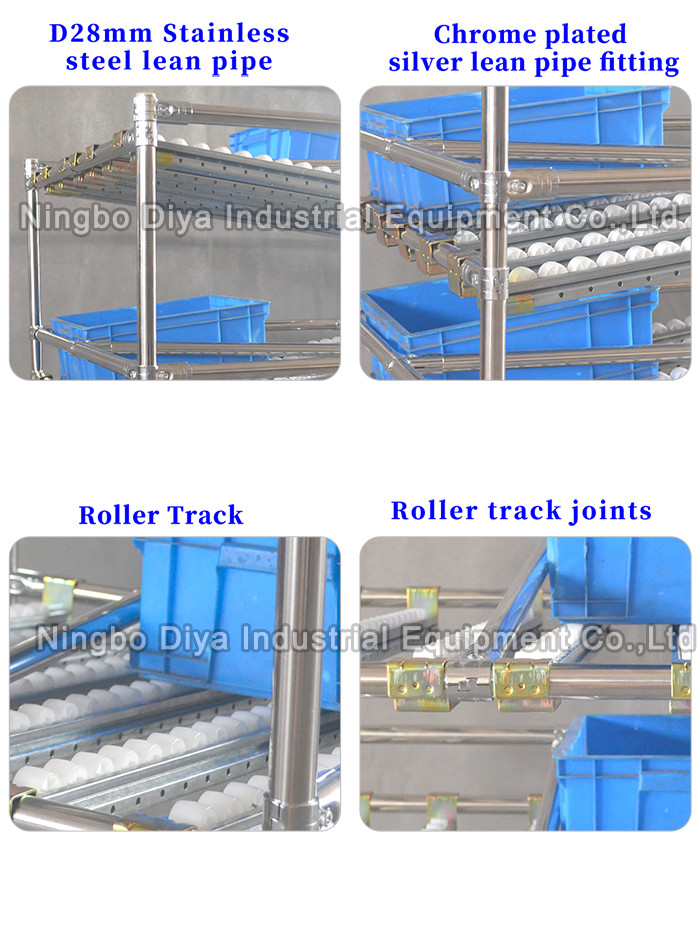 Warehouse Storage Metal Storage Rack With High Strength Stainless Steel
