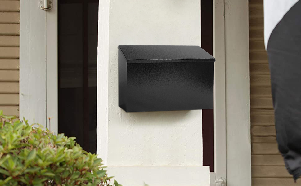 Apartment Outdoor Package and Newspaper Storage Box with Customizable Logo and Red Flag