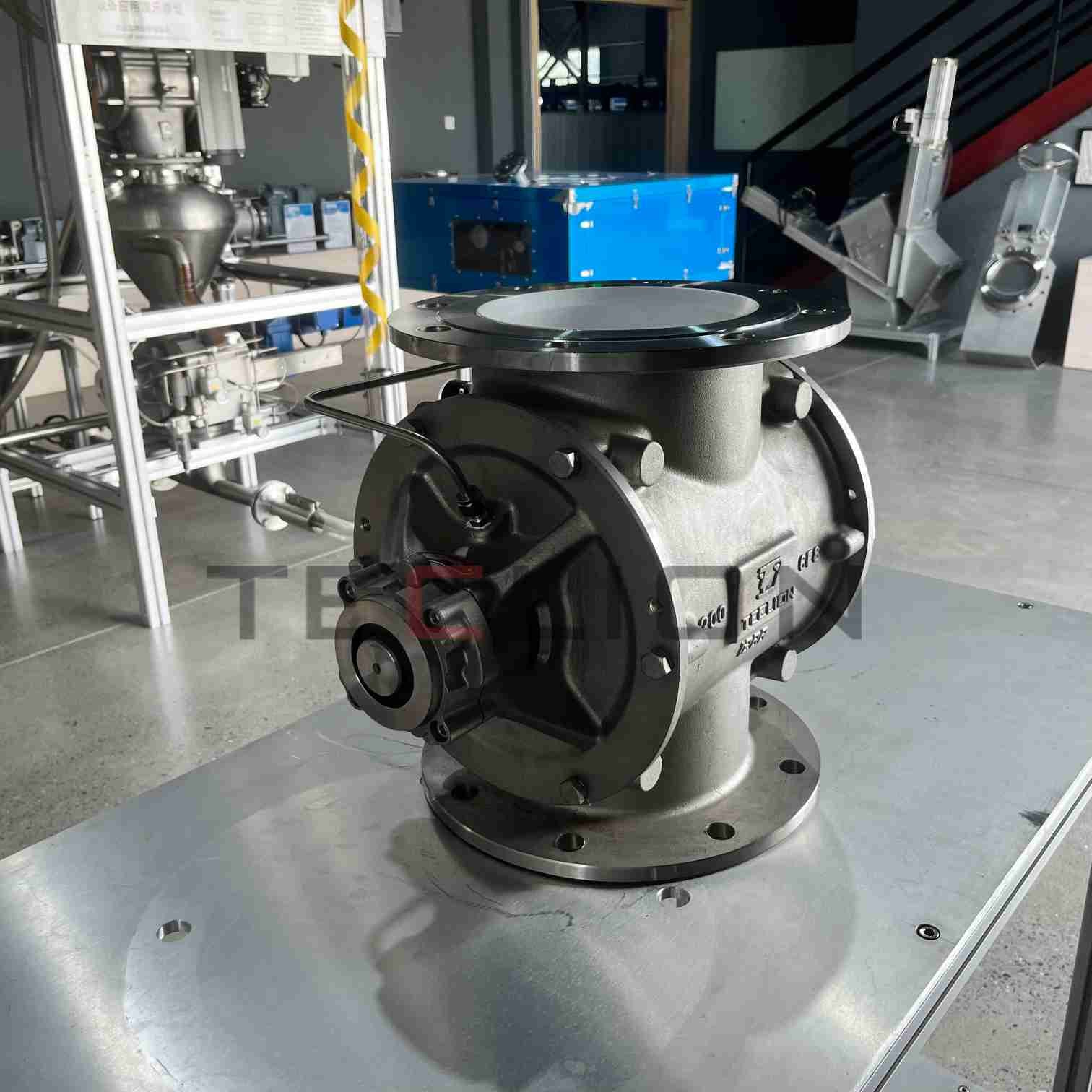 ANSI PN10 150lbs Stainless Steel Rotary Airlock Valve With Flange Drillings