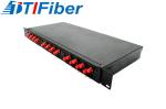 FO ODF 19'' Rack Mount Splicing Fiber Optic Patch Panel 12 / 24 Port