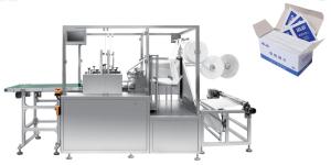 Quality Fully Automatic Pad Making Packing Machine 380v Alcohol Sanitary Paper wholesale