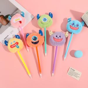 Quality Cartoon Cute Little Monster Ballpoint Pen 0.7mm Halloween Student Gift Stationery wholesale