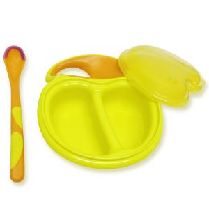 Quality FDA Non Toxic Dishwasher Safe Baby Bowls And Spoons Easy Grip wholesale