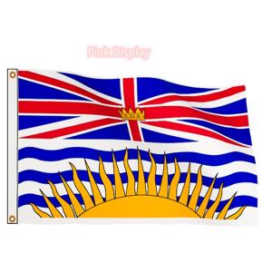 Quality Digital Printing 76x148cm Canadian Provincial Flag wholesale