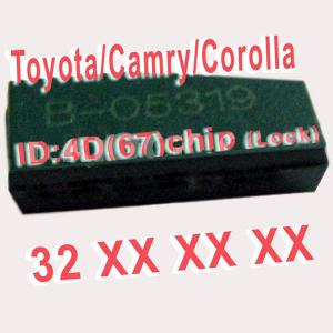 Quality 4D 67 Duplicable Chip 32XXX Car Key Transponder Chip for Toyota / Camry / Corolla wholesale
