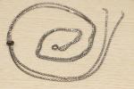 nonirritable rhinestone necklace chain 49in Length For Multiusage