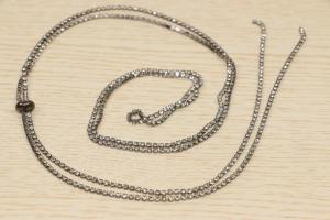 Quality nonirritable rhinestone necklace chain 49in Length For Multiusage wholesale