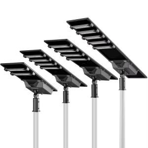Quality Lens Adjustable Solar Powered Street Lights 180lm/w - 200lm/w Aluminium Solar Street Light wholesale