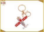 Colourful Zinc Alloy Material Metal Key Ring Holder Electroplate Hunging Dia