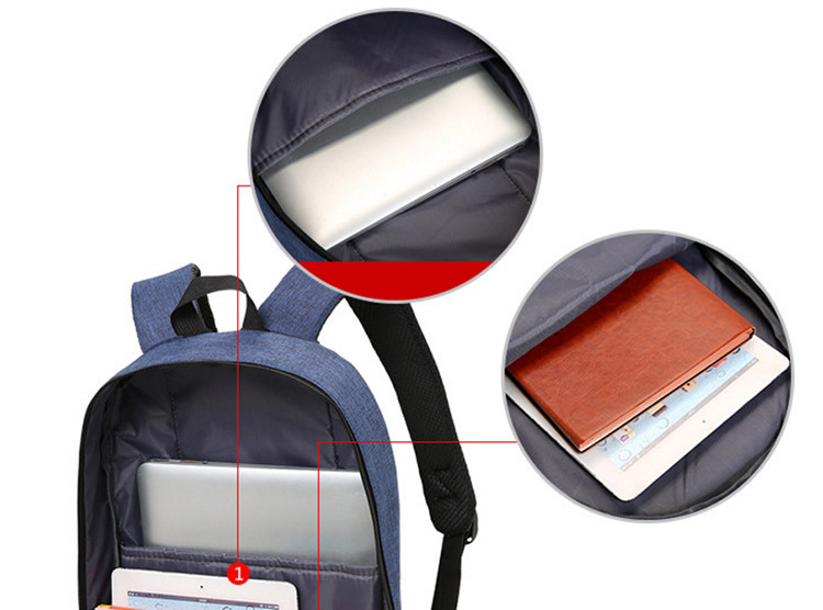Gray BSCI Computer Backpack Sets Student 3pc Backpack Set Business