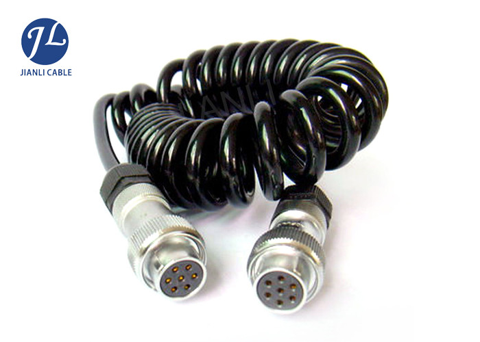 4-Channel 4 Meter Suzi Coil Trailer Cable 4PIN Connectors Truck Trailer Caravan