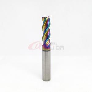 Quality 10mm 3/8&quot; Aluminum End Mill Hss Roughing With 3 Flute DLC Coating wholesale
