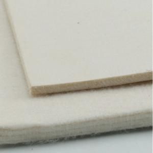 Quality Off White Nomex Sanforizing Needle Punched Felt Two Layers Structure wholesale